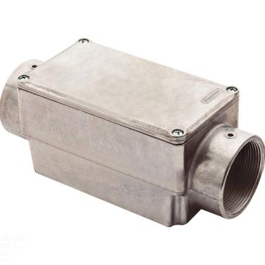 Imagem de Condulete fixo 2" tipo "c" - com tampa / rosca BSP / sem pintura Tramontina