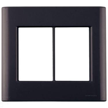 Imagem de Placa 6 Postos 4x4 Tramontina Giz Grafite Tramontina