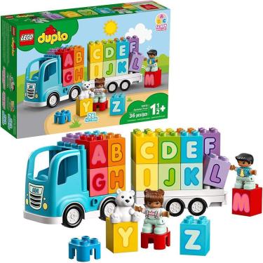 Imagem de LEGO DUPLO Meu Primeiro Caminhão do Alfabeto 10915  36 Peças