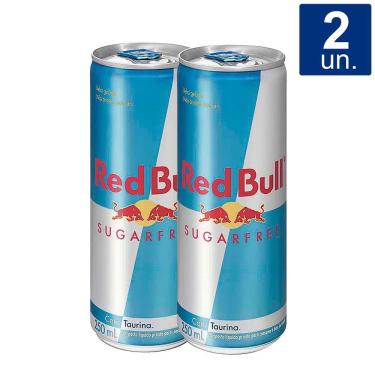 Imagem de Kit 2 unidades Energético Red Bull Sugarfree 250ml