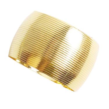 Imagem de Porta Guardanapo Listrado Dourado 4 Peças
