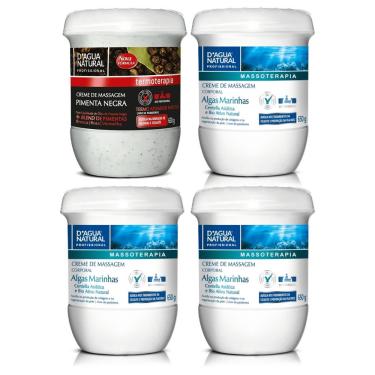 Imagem de Kit Redutor Medidas Celulite Pimenta Negra +3 Algas Marinhas