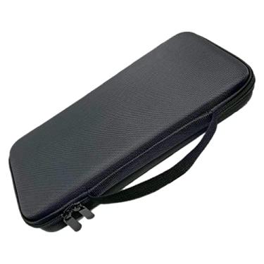 Imagem de FAKEME Bolsa de armazenamento de teclado, estojo de transporte portátil, capa dura de alta dureza, capa dura de espuma interna, invólucro de armazenamento para teclados Bluetooth Logitech, para MX Keys Mini