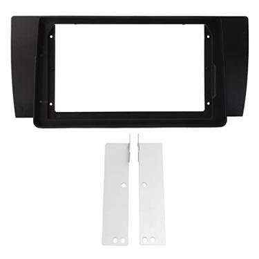 Imagem de Painel de placa de rádio estéreo de CD para carro 9 polegadas Painel de rádio estéreo para carro painel de navegação GPS para substituição do quadro de acabamento para a série 5 E39 1995-2003