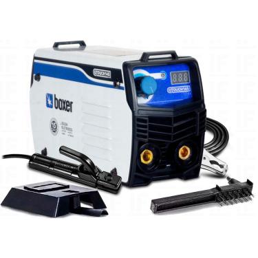 Imagem de Máquina De Solda Inverter Boxer Touch 145 Branca 220v