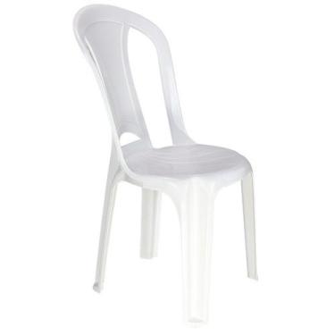 Imagem de Cadeira Plástica Bistrô Torres Branca - Tramontina