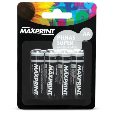 Imagem de Pilha Aa Super Não Alcalina 1,5V R6- Maxprint