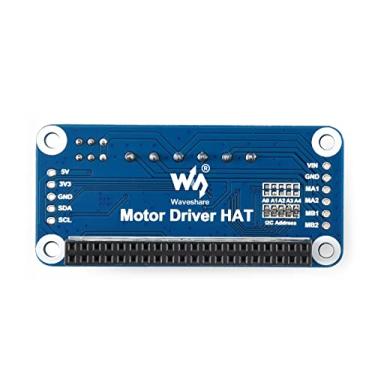 Imagem de Waveshare Motor Driver HAT for Raspberry Pi Zero/Zero W/Zero WH/2B/3B/3B+ via I2C Interface Driving Two DC Motors