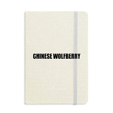 Imagem de Caderno chinês Wolfberry Fruit Foods capa dura diário clássico presente A5