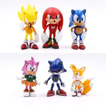 Sonic Conjunto Com 5 Personagens Candide 3440 - Bonecos - Magazine