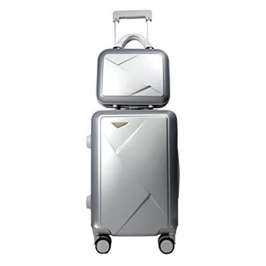 Imagem de Mala de Viagem Bordo Rígida Com Frasqueria em Abs Reforçada (Cinza)