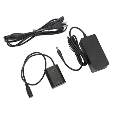 Imagem de Bateria fictícia para câmera digital Acoplador DC Adaptador de energia para A7 III A7C A7S III A1