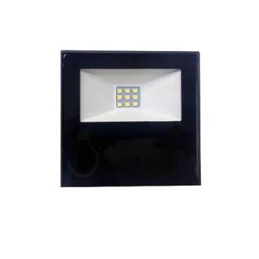 Imagem de Refletor Led Smd Slim 50W 6000K Preta Ip65 - Embuled