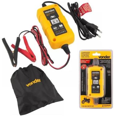 Imagem de Carregador Bateria Inteligente P/ Moto Bivolt CIB-003  68.47.003.000 - Vonder Vonder
