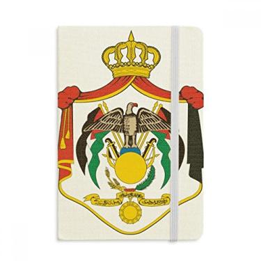Imagem de Jordan National Emblem Country Caderno Oficial Tecido Rígido Diário Clássico