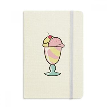 Imagem de Caderno de sorvete Cherry Sweet Cup oficial de tecido rígido diário clássico
