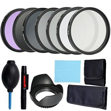 Imagem de Domary Conjunto de lentes e filtros profissionais Kit de acessórios para câmeras compactas e completas Acessórios de fotografia 58 mm