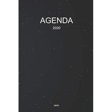 Imagem de Agenda 2020 Nero: Annuale, Mensile, Settimanale e Giornaliera per 12 mesi A5 I Scadenzario e calendario tascabile per organizzare e scrivere appunti ... anno con abitudini Tracker I Motivo Unicorno