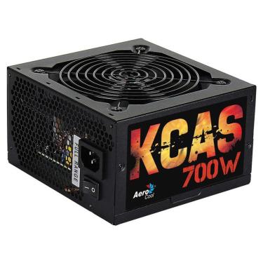 Imagem de Fonte 700W AeroCool KCAS - PFC Ativo - Eficiência 85% - 80 PLUS® Bronze - EN53381