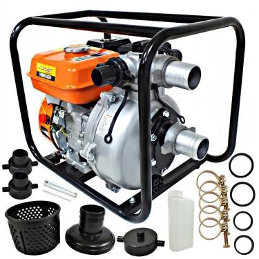 Imagem de Motobomba de Alta Pressão Vulcan VMB552H 163CC 5,5HP á Gasolina Robusta Ideal Para Trabalhos Pesados