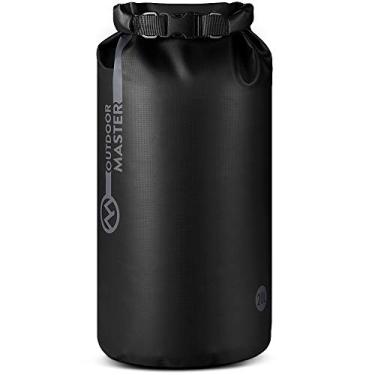 Imagem de Saco Seco OutdoorMaster – Bolsa Impermeável – Acessórios Kayak Mochila Impermeável para a Praia, Rafting, Pesca, Caiaque, Natação, Presentes de Barco para Homens e Mulheres, Preto, 40L