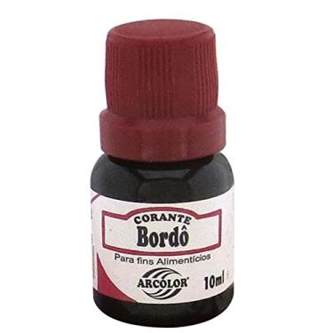 Imagem de Corante Líquido Alimentício 10ml - Bordô