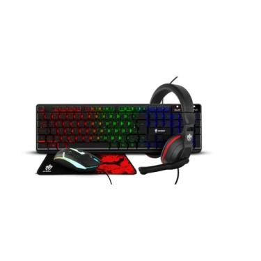 Imagem de COMBO GAMER STARTER (TECLADO+MOUSE+FONE+MOUSEPAD) - EG54 - EVOLUT