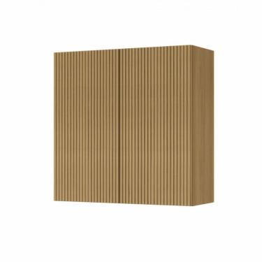 Imagem de Armario Aereo 2 Portas Nesher Rainha 80cm Ripado 100 Mdf