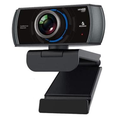 Imagem de NexiGo Webcam N980P 1080P 60FPS com controle de microfone e software, câmera USB para computador, microfones duplos embutidos com redução de ruído, grande-angular de 120° para zoom/Skype/FaceTime/equipes, PC Mac Laptop Desktop