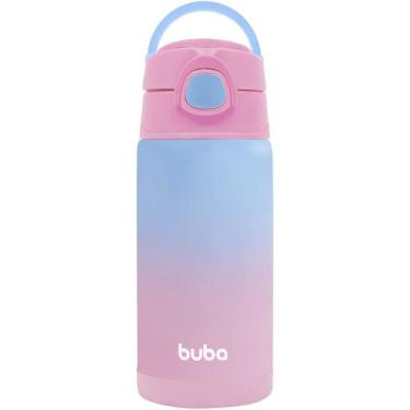 Imagem de Garrafinha Térmica Degrade 400ml Rosa Buba