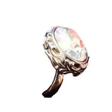 Imagem de Anel Swarovski Modern Lace Prata Com Cristal