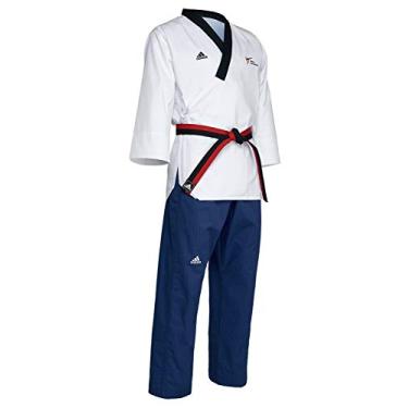 Imagem de adidas Uniforme Taekwondo aprovado pela Adi Poomsae WT para adultos, mulheres, 190 (5)