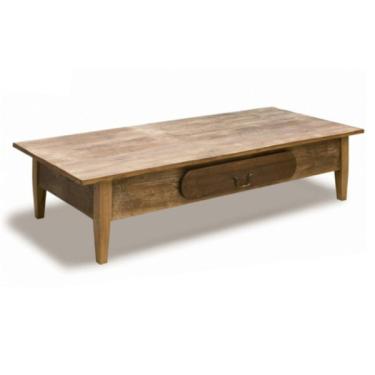 Imagem de Mesa De Centro Rústica Velix Em Madeira De Demolição - Cód 18