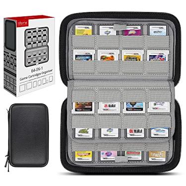 Imagem de sisma 64 DS 3DS Switch Game Case Compatible with Nintendo Game Cartridges, Cards Holder Organizer Home & Travel Safekeeping Storage Case Carrying Bag