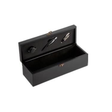 Imagem de Caixa de Madeira para Garrafa de Vinho Espumante Acessórios