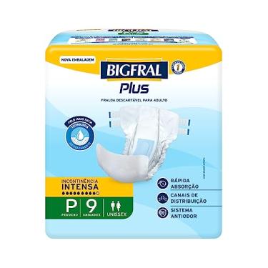 Imagem de Fralda Bigfral Plus P 9 Unidades