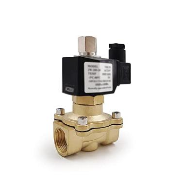 Imagem de Water Valves, 1PC DN15 DN20 DN25 Normally Open Brass Electric Water Valve 1/4" 1/2" 3/4" 1" N/O Solenoid Valve 220VAC 24VDC 12VDC 24V for Air Oil (Color : DN8, Size : DC24V)