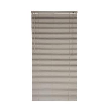 Imagem de Persiana horizontal pvc cafe 100 l x 220 a cortina completa