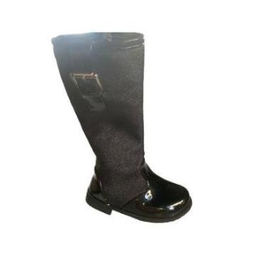 Imagem de Bota Infantil Verniz Sintetico Preto com brilho 20-Feminino