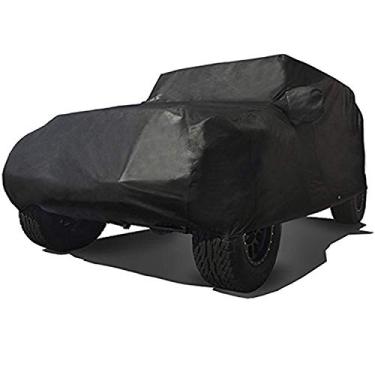 Imagem de Ryzen Ajuste Personalizado 2004-2018 Wrangler Unlimited JK JL4 4 Portas SUV Capa De Carro Ultrashield Resistente Para Todos Os Climas Preto