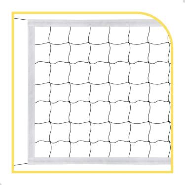 Imagem de Rede De Volei 9,5Mts 4 Lonas Fio 1Mm Seda Sports Mania