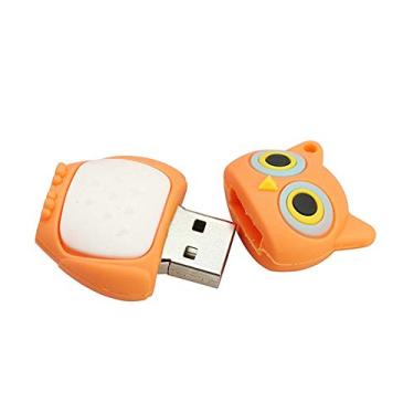 Imagem de 16 GB modelo coruja USB Flash Drive USB 3.0 dispositivo armazenamento USB Flash Disk USB Drive USB 3.0 Memory Stick USB Stick U Disk Pen Drive USB Flash Memory USB Disk Armazenamento dados - Laranja