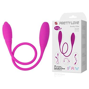Imagem de Vibrador Duplo com 7 Velocidades Snaky Vibe - Pretty Love
