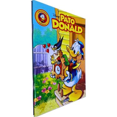 Imagem de Quadrinhos HQ Gibi Graphic Novel Formatinho 13,50x19 cm Lombada com Grampos Pato Donald nº 56 Culturama