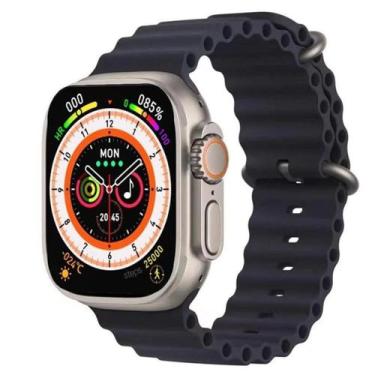 Imagem de Relógio Smartwatch Serie 8 Ultra 49 mm Elon Watch Pro Melhor, Preto