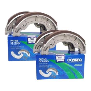 Imagem de Jogo Lona Freio Pop 100 2007 2008 2012 2013 320 2pc - COBREQ