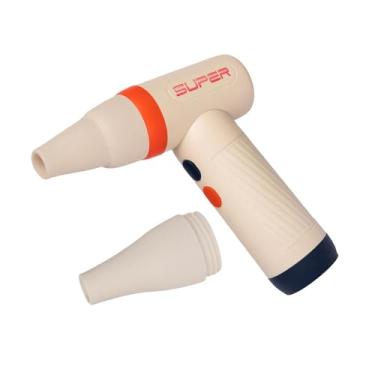 Imagem de Zialofi Ventilador de Turbina Portátil, Ventilador de Alta Velocidade, Leve, Seco Rápido, Poderoso Limpador de Poeira Usb, Ventilador de Turbina Portátil, laranja