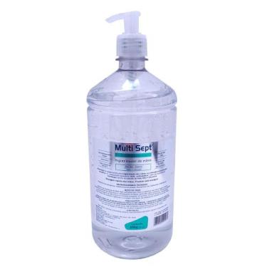 Imagem de Álcool Gel Antisséptico 70 INPM 1 Litro Mult Sept - Trilha