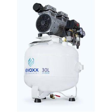 Imagem de Compressor de Ar Odontologico 30 LITROS 1,14 HP - EVOXX, 220V