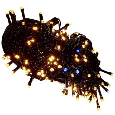 Imagem de Pisca Pisca 100 Leds Natal 10 Metros Decoraçao Arvore Natalino Casa Janela Porta Entrada